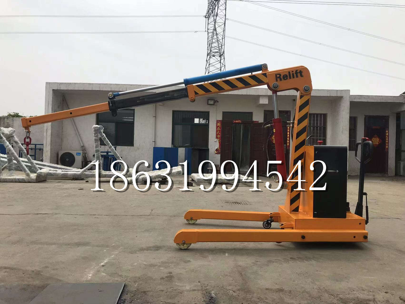 达尔罕茂明安联合旗久征定做3吨三轮随车吊 农用园林绿化移树吊 平板工程用小吊机