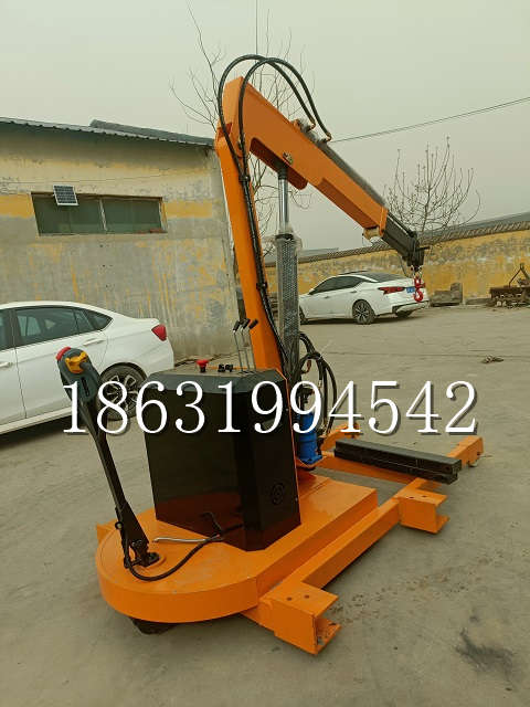 达尔罕茂明安联合旗自卸车厢随车吊 自制轮式四不像起重机 四驱平板吊 5吨 贵盛